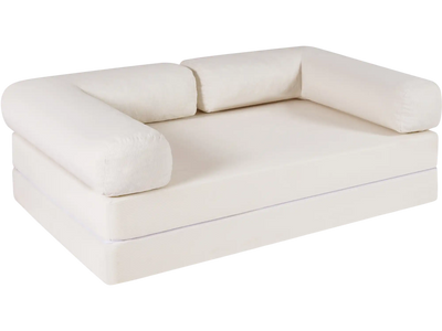 Costway 4-in-1 Convertible Corduroy Folding Sofa Bed 11674735 New