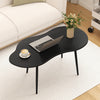 Cloud shape coffee table from a top view, showcasing its unique design and smooth surface, perfect for modern living.