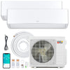 X-Pro 18000 BTU 2 Zone 24 SEER2 Mini Split AC with Heat Pump-12K + 12K - Gallery View 1 of 10