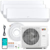 X-Pro 35000 BTU 3 Zone 22.5 SEER2 Mini Split AC with Heat Pump-9K + 9K + 12K - Gallery View 1 of 10