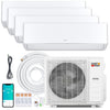X-Pro 35000 BTU 4 Zone 22.5 SEER2 Mini Split AC with Heat Pump-9K + 9K + 9K + 9K - Gallery View 1 of 10