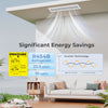 X-Pro 35000 BTU ducted mini split AC showing energy savings, inverter technology, and R454B refrigerant for efficient.