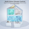 X-Pro 35000 BTU 2 Zone 22.5 SEER2 Concealed Ducted Mini Split AC-18K + 24K - Gallery View 1 of 10