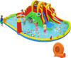 8-in-1 Giant Bounce House with 2 Long Slides for Yard Party with 750W Blower