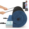 3-in-1 family outdoor essentials set with adjustable handles, plush cover, and memory foam, ideal for beach travel.