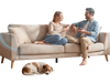 Smart mini split AC/heater with 4D airflow control, WiFi enabled, and voice control for year-round comfort.