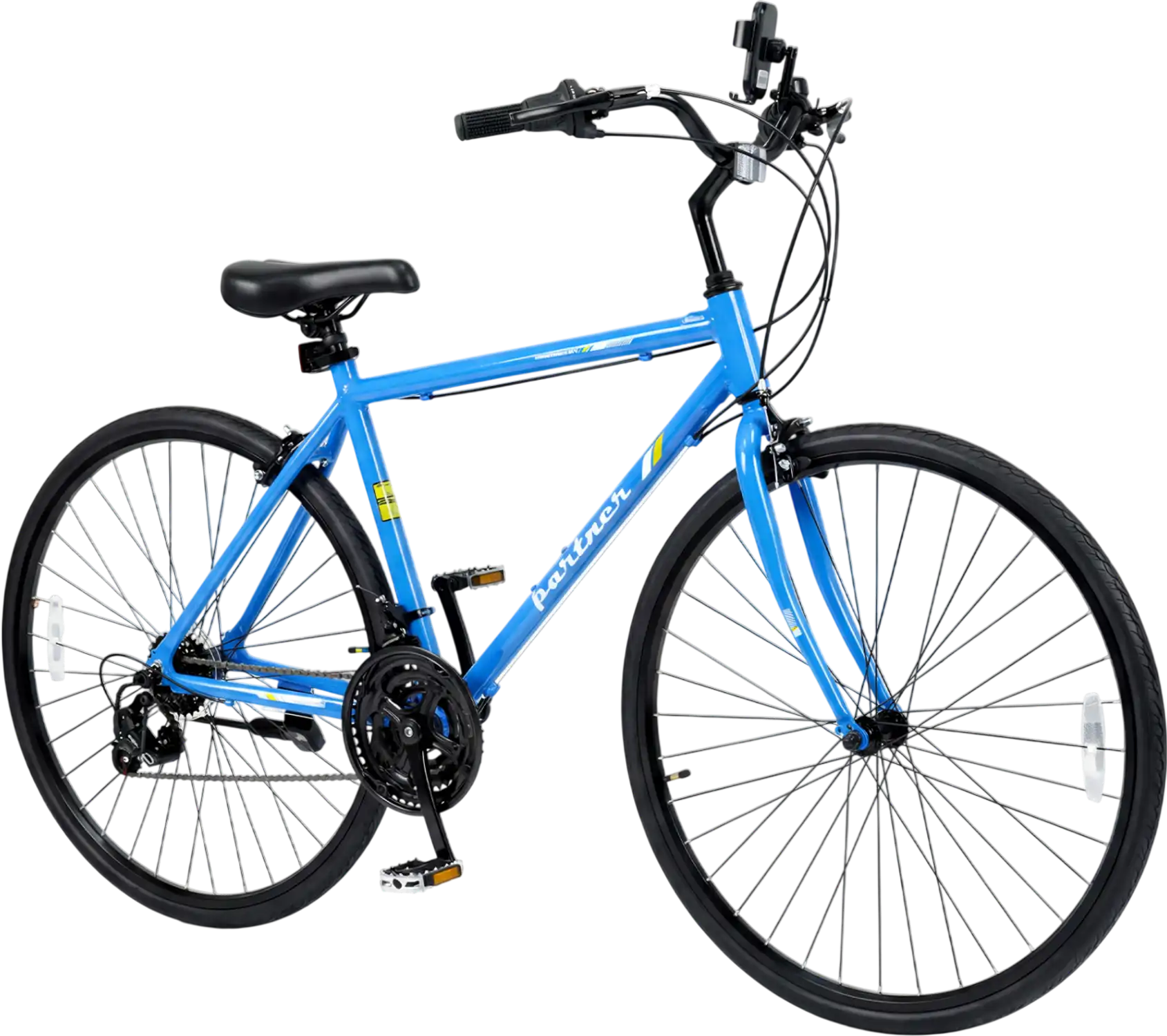 Costway 700C Adult Hybrid Bike 18-Speed Shimano Phone Holder 59121175 New