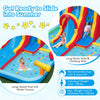 Inflatable water slide park with splash pool and water cannon, perfect for summer fun for kids aged over 3 years.