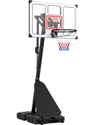 Costway Portable Basketball Hoop 4.9-10' Adjustable Fillable Base Ball Storage 53503755 New