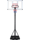 4.1-10 Feet Portable Basketball Hoop 18-Level Adjustable with Heavy Duty Fillable Base