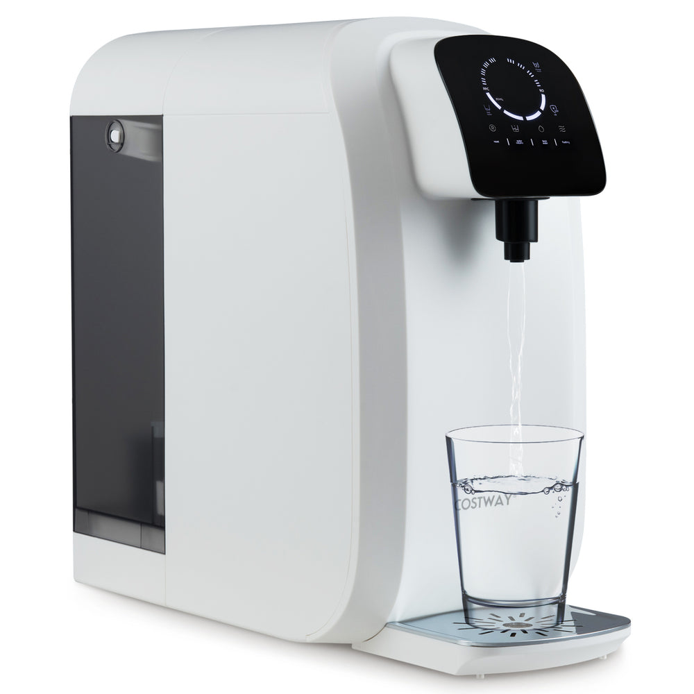 Countertop reverse osmosis water filtration system with advanced 5-stage filtration for cleaner drinking water.