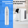 Countertop reverse osmosis water filtration system with PPC filter, featuring advanced 5-stage filtration for cleaner water.
