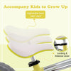 Adjustable seat of the toddler bike set ranges from 14.5” to 15.5” for growing kids' comfort and safety.