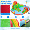 Kids inflatable water park featuring 3 water slides, splash pool, and 420D waterproof cloth for safe summer fun.