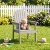 Outdoor Adirondack Chair with High Backrest and Wide Armrests for Deck Poolside-Silver - Gallery View 1 of 9