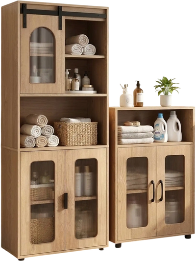 Costway Bathroom Storage Cabinet Set 59