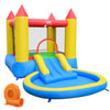 Kids Water Park Wet Dry with splash pool, water slide, and 380W blower for fun and safe outdoor play.