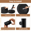 20 lbs round patio umbrella base with adapters for 1.5" and 1.9" poles, designed for stability and ease of installation.