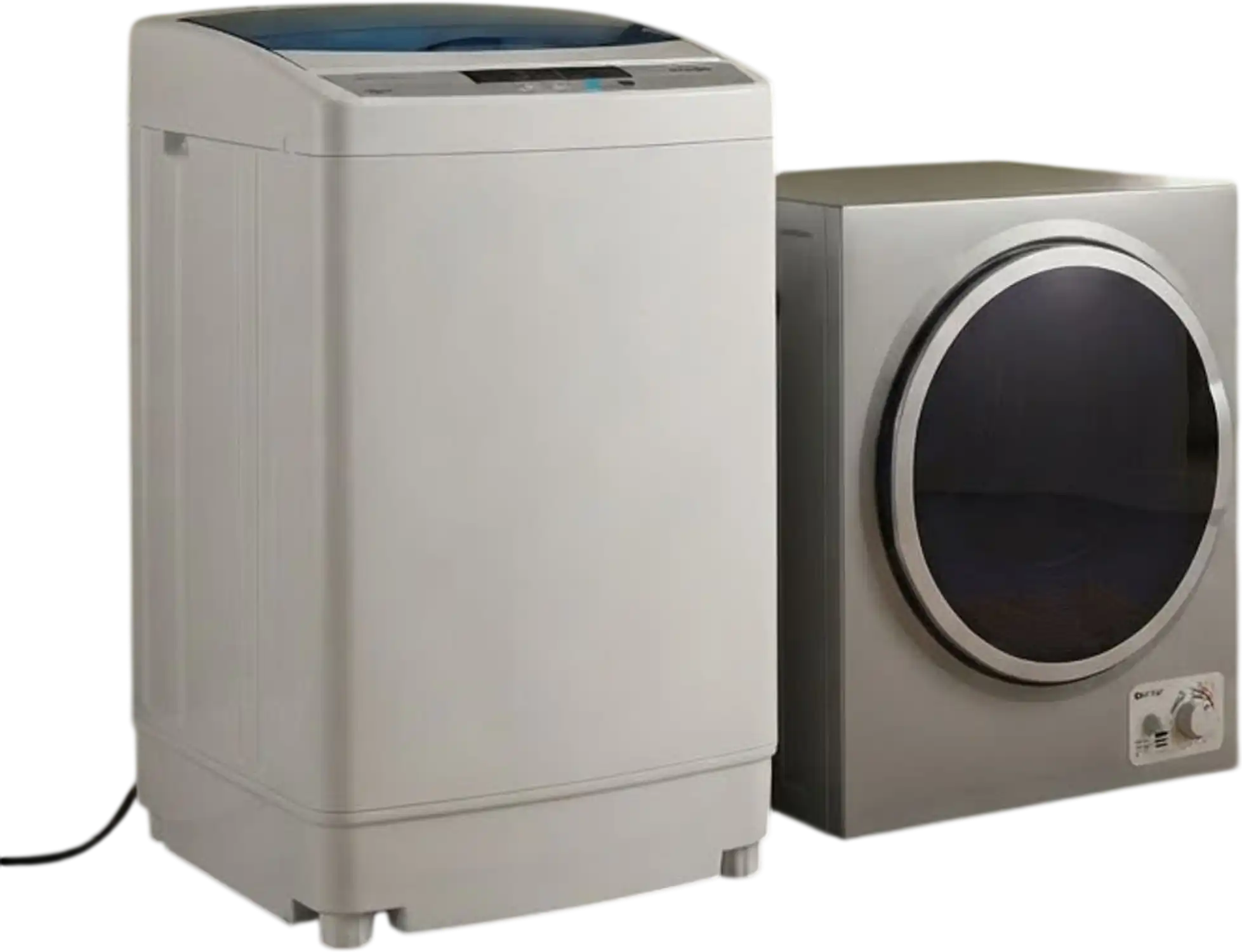 Costway Compact Washer Dryer Bundle 12 lbs 1.5 cu. ft. 94362466 New
