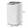 Compact washing machine and clothes dryer bundle with stainless steel tub, ideal for small spaces like apartments and dorms.