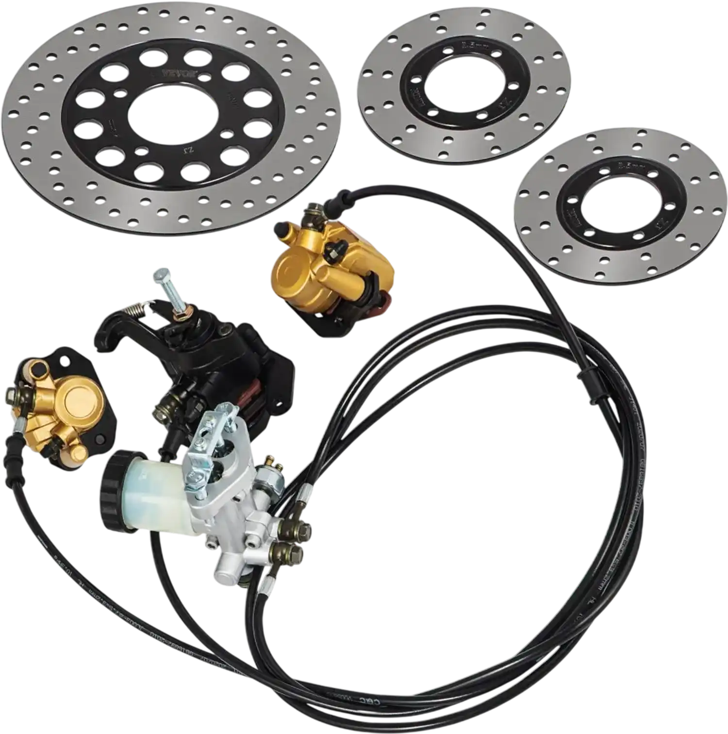 Vevor Brake Master Cylinder Kit Hydraulic Go Kart New