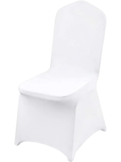Vevor Chair Covers Stretch Spandex Folding Chair Covers 100PCS White New