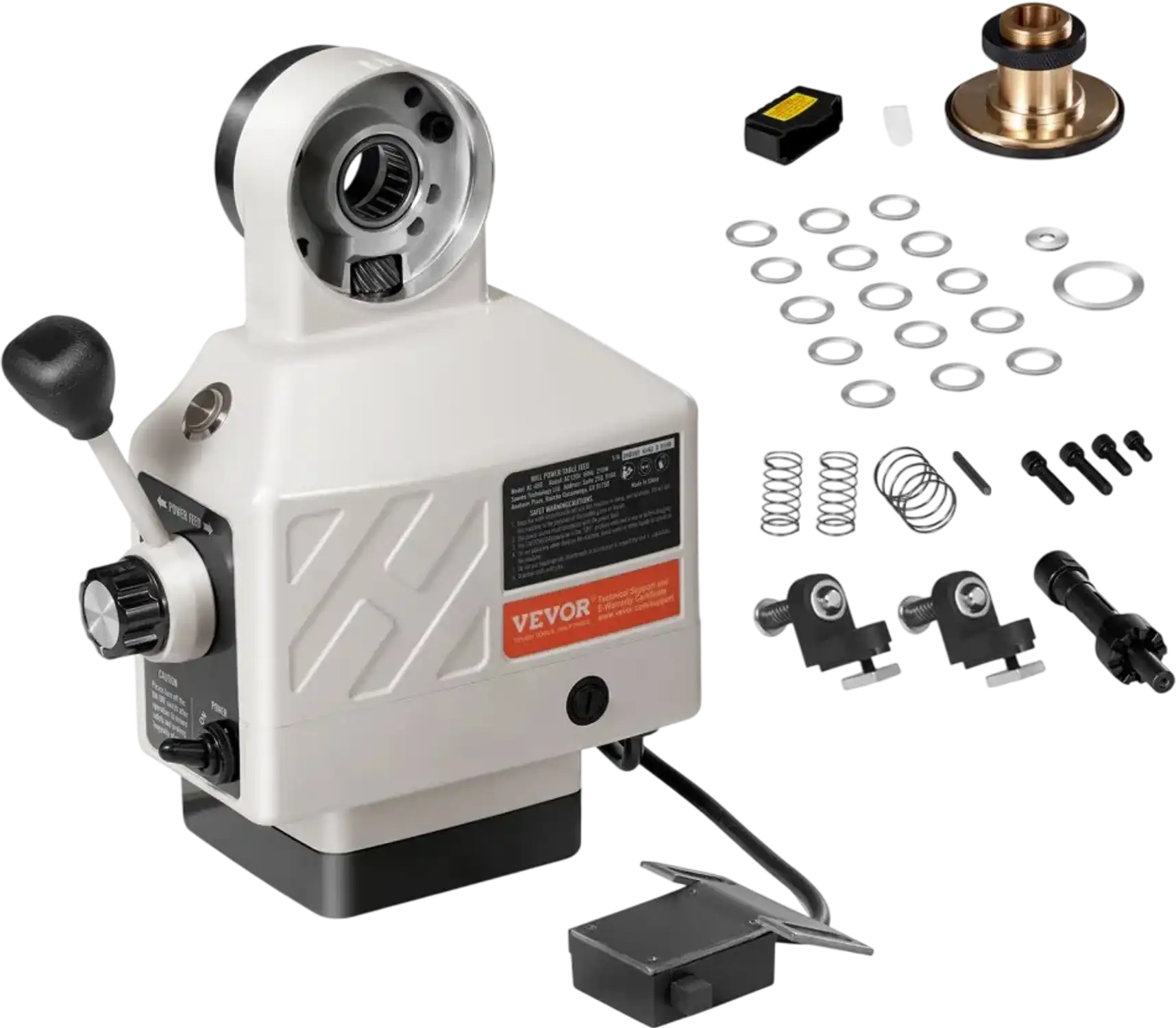 Vevor Power Feed Z-Axis Milling Machine Table Feed 450 in-lb 0-200 RPM 120V New