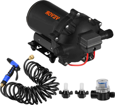 VEVOR Washdown Deck Wash Pump Kit 12v 20 Lpm 70 Psi Caravan Rv Boat Marine