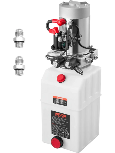 Vevor Hydraulic Power Unit 6 QT Double Acting Pump 12V 3200 PSI New