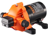 VEVOR 12V Diaphragm Pump, 3.5 GPM (13.25 L/min), 3-Chamber 12 Volt DC Water Pump with Automatic Pressure Switch 40-100 PSI Adjustable, 50 PSI, 1/2'' MNPT Port, for RV Yacht Food Truck Camper Marine