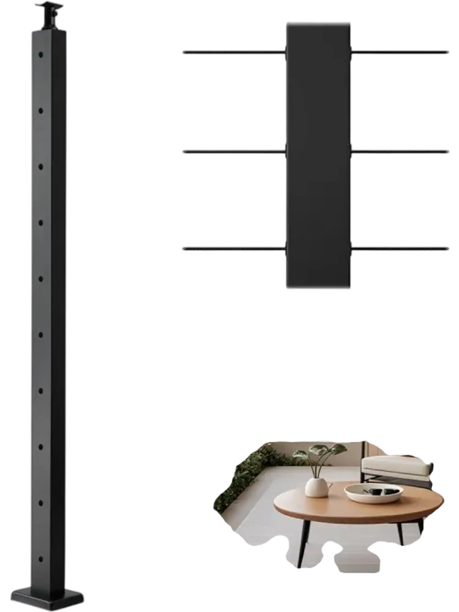 Vevor Cable Railing Post 36