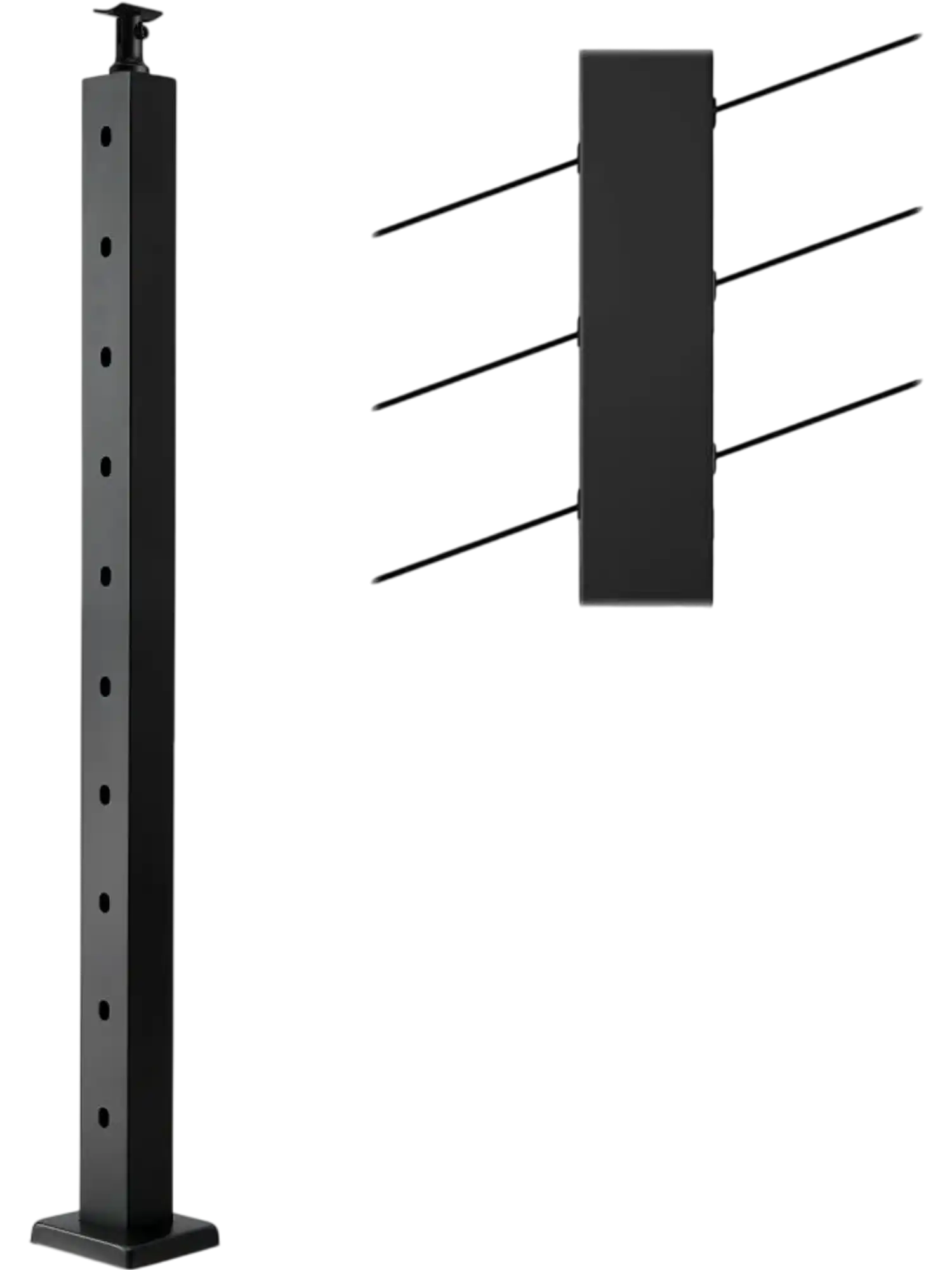 Vevor Stair Railing Post 36x2x2