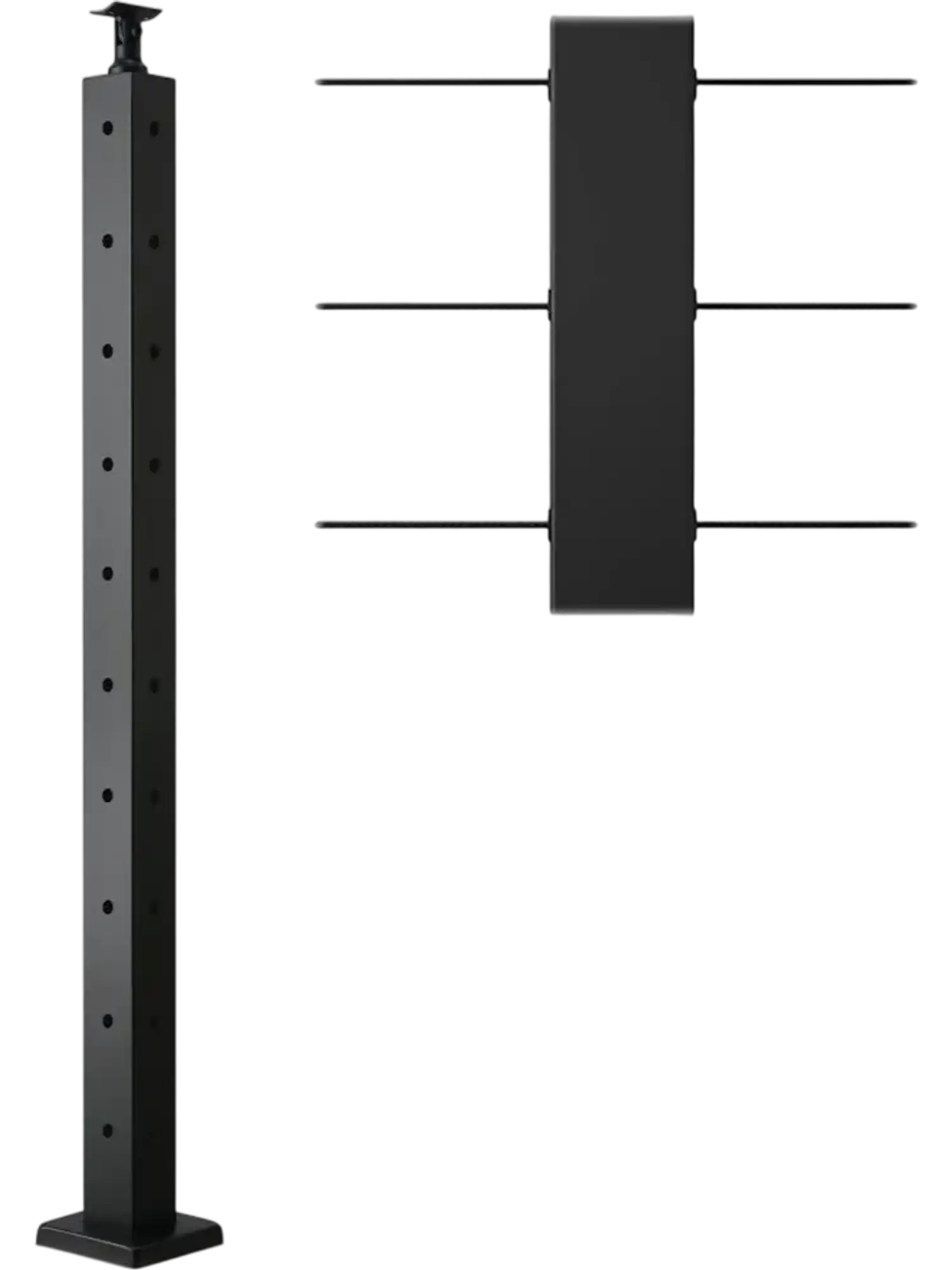 Vevor Cable Railing Post 36x2x2