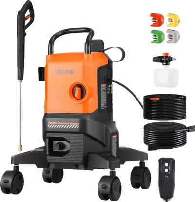 Vevor Electric Pressure Washer 2700 PSI 1.8 GPM Foam Cannon Nozzles New