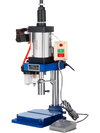 VEVOR Pneumatic Punch Press Machine 440LB/200KG Pressure, Desktop Punching Press Machine 110V AC,Cylinder Stroke Pneumatic Press 0.4-0.7 Mpa Operation Pressure