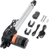 VEVOR Linear Actuator Kit, 10 Inch High Speed 0.98"/s Linear Motion Actuator 24V, 220lbs/1000N Linear Actuator for TV/Table/Sofa Lifting, IP44 Protection - Adapter Power Supply Included