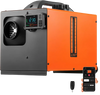 VEVOR Diesel Heater DC 12-24V 1.59 Gal / 6 L Fuel Tank Aluminum Element, For Outdoor Camping, Fast Heating, Diesel Air Heater with Bluetooth App Control, Remote Control and LCD Panel, Max 18045 ft