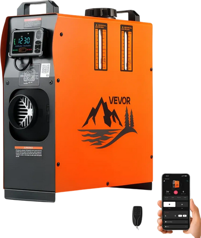 Vevor Diesel Heater Bluetooth App Control Portable Camping Air Heater New