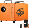 VEVOR Diesel Heater DC 12-24V 1.85 Gal / 7 L Fuel Tank Diesel Air Heater, For Outdoor Camping, Aluminum Element Fast Heating, with Bluetooth App Control, Remote Control, and LCD Panel, CO Alarm