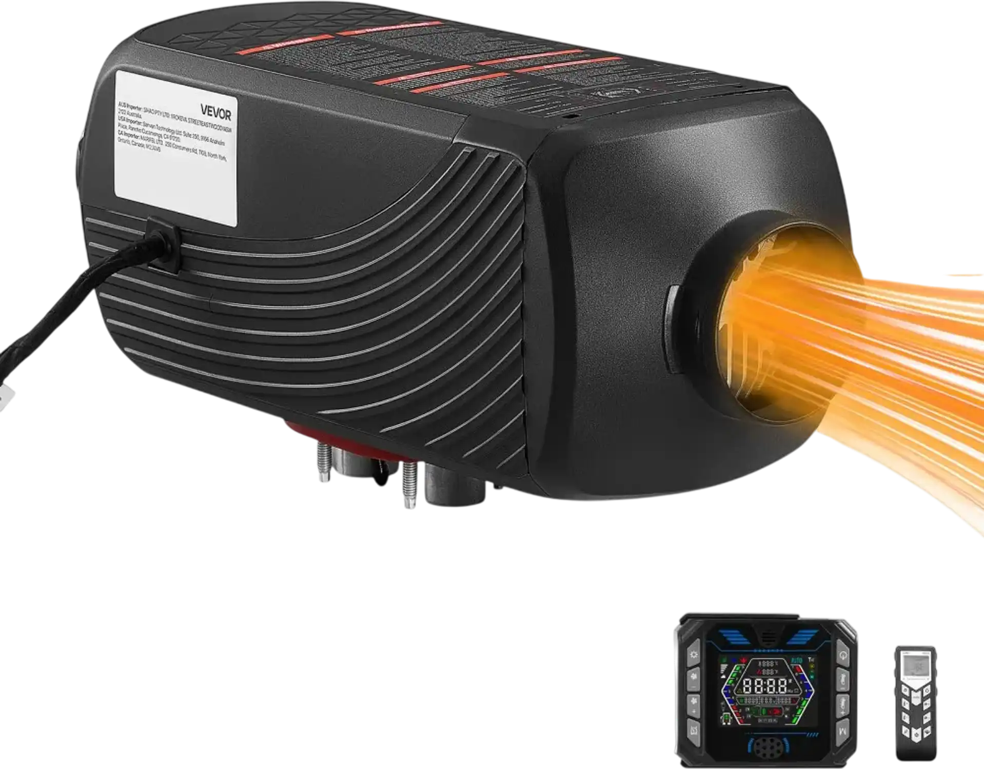 Vevor Diesel Heater Dual-Motor 2.6 Gal / 10 L Fuel Tank Air Heater New