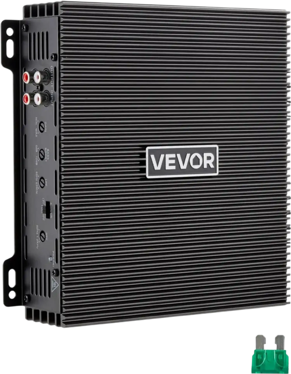 VEVOR 2 Channel Car Audio Amplifier 2 Ohm Stable Bridgeable Class A/B Full Range Stereo Amp Max Power 2 x 300W @ 4 Ohm / 2 x 600W @ 2 Ohm for Car SUV Truck Off-Road