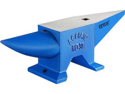 VEVOR Pro Horn Anvil , 30KG/66.1LBS Weight Steel Anvil Blacksmith Blacksmith Anvil, Portable Rugged Cast Iron Anvil Blacksmith Anvil Stable Workbench Blacksmith Forge Anvil Tool