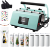 VEVOR Tumbler Heat Press Machine and Sublimation Tumblers, Tumbler Press Set with 8pcs 20OZ Blank Tumblers, Mug Press Cup Press for 11-30oz Tumblers Mug, with Heat Transfer Paper, Gloves, Tape
