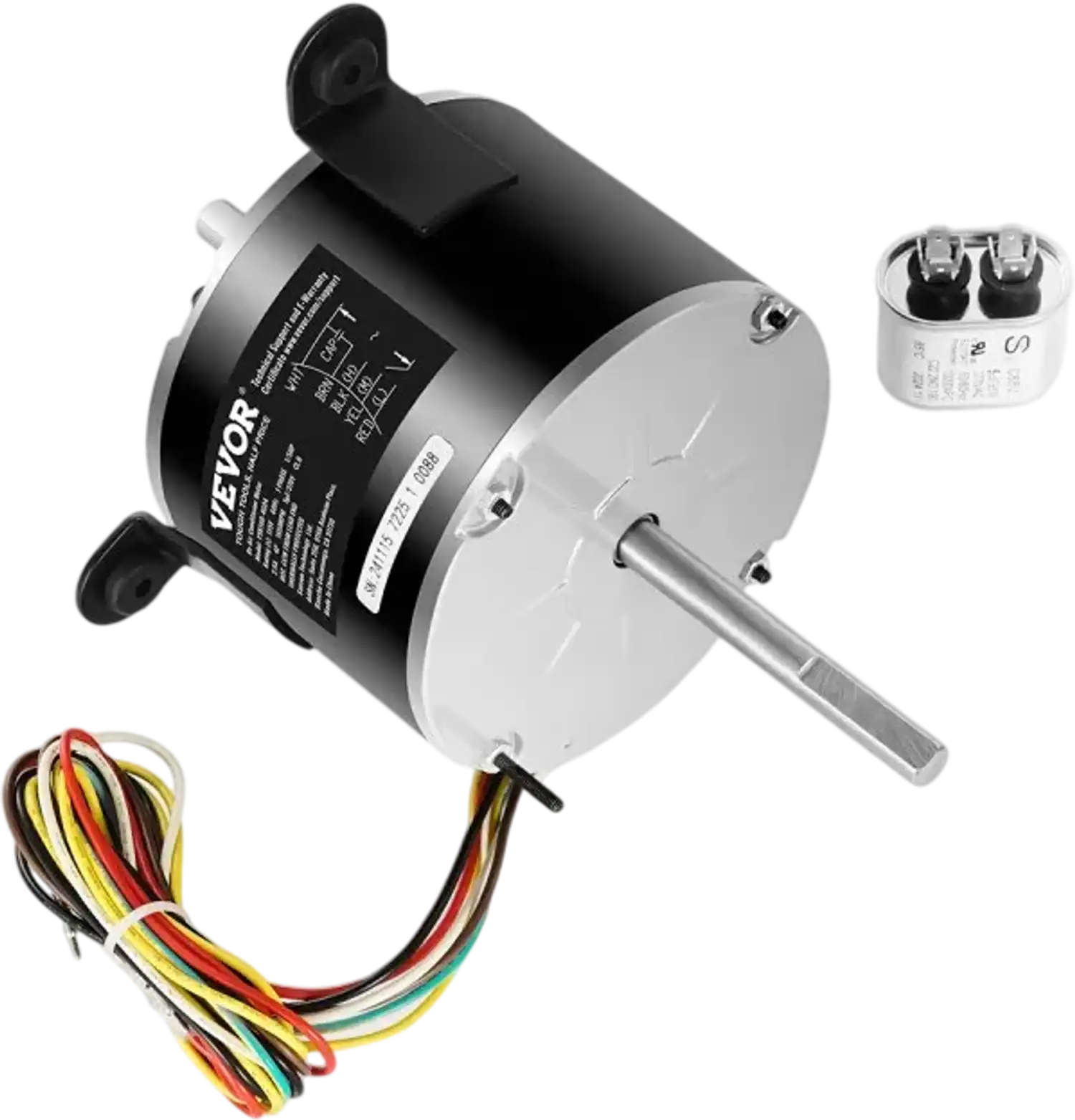 Vevor RV AC Fan Motor 1/5 HP 115V 3-Speed Replacement New