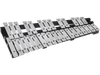 VEVOR 32 Note Glockenspiel Xylophone Bell Kit, Percussion Instrument with Mallets, Drum Sticks and Carrying Bag, Professional Glockenspiel Xylophone Percussion Instrument Set for Adults & Students