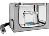 VEVOR 3D Printer Enclosure with Ventilation, Dustproof Waterproof Large Size 600D Oxford Cloth 3D Printer Tent, Constant Temperature Protective Case with LED, Designed for Bambu Lab A1 Combo, Grey