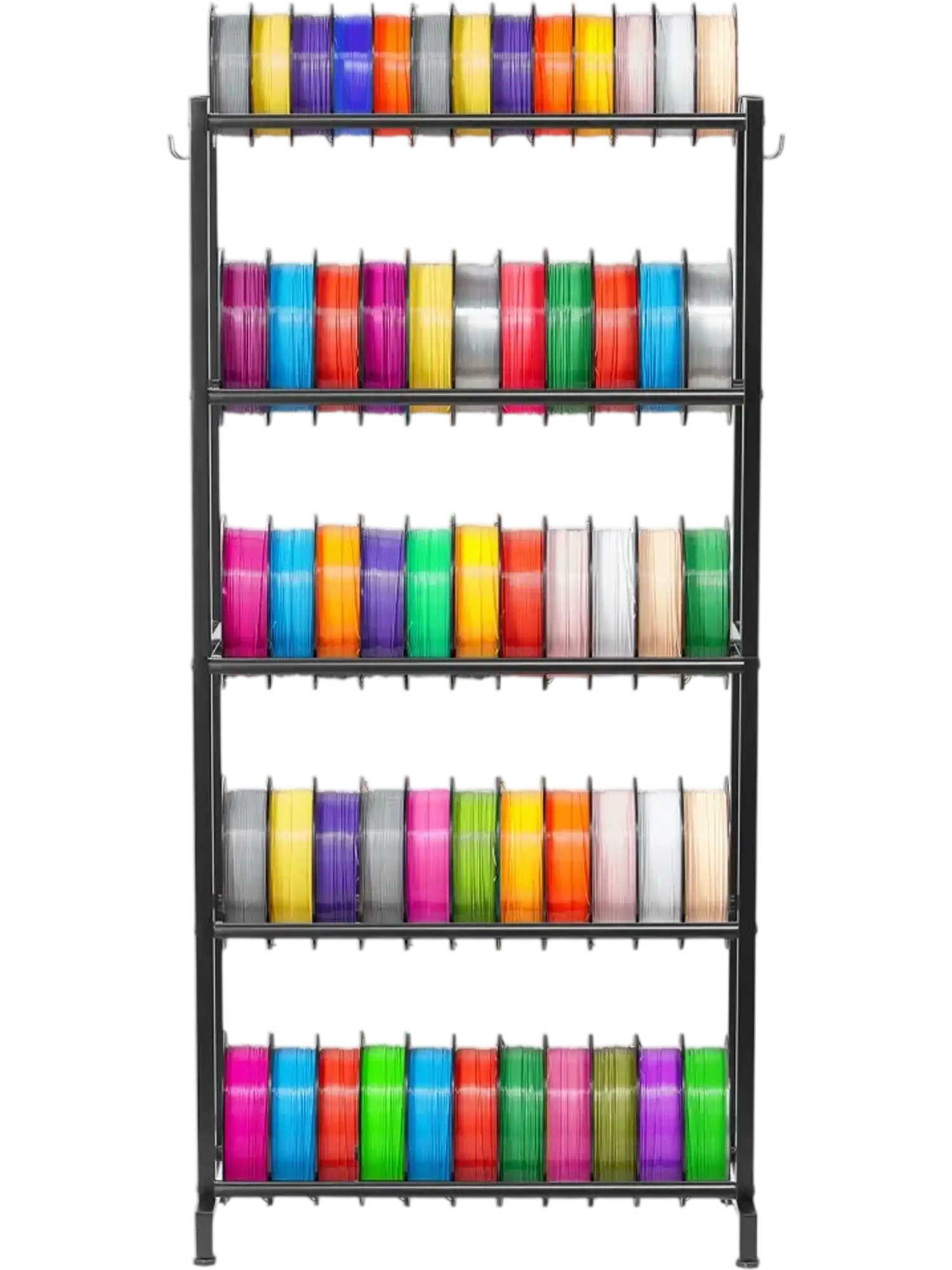 Vevor Filament Storage Rack 5-Tier Heavy Duty Steel for 3D Printer Spools New