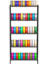 VEVOR 3D Printer Filament Storage Rack, 5 Tier Heavy Duty Storage Shelves for 3D Printing Filaments, Filament Spool Holders Racks for 3D Printing Studio, Home Studio, Office, Workshop (Shelf Only)