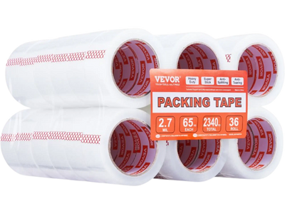 Vevor Packing Tape Clear Heavy Duty 36 Rolls 1.88