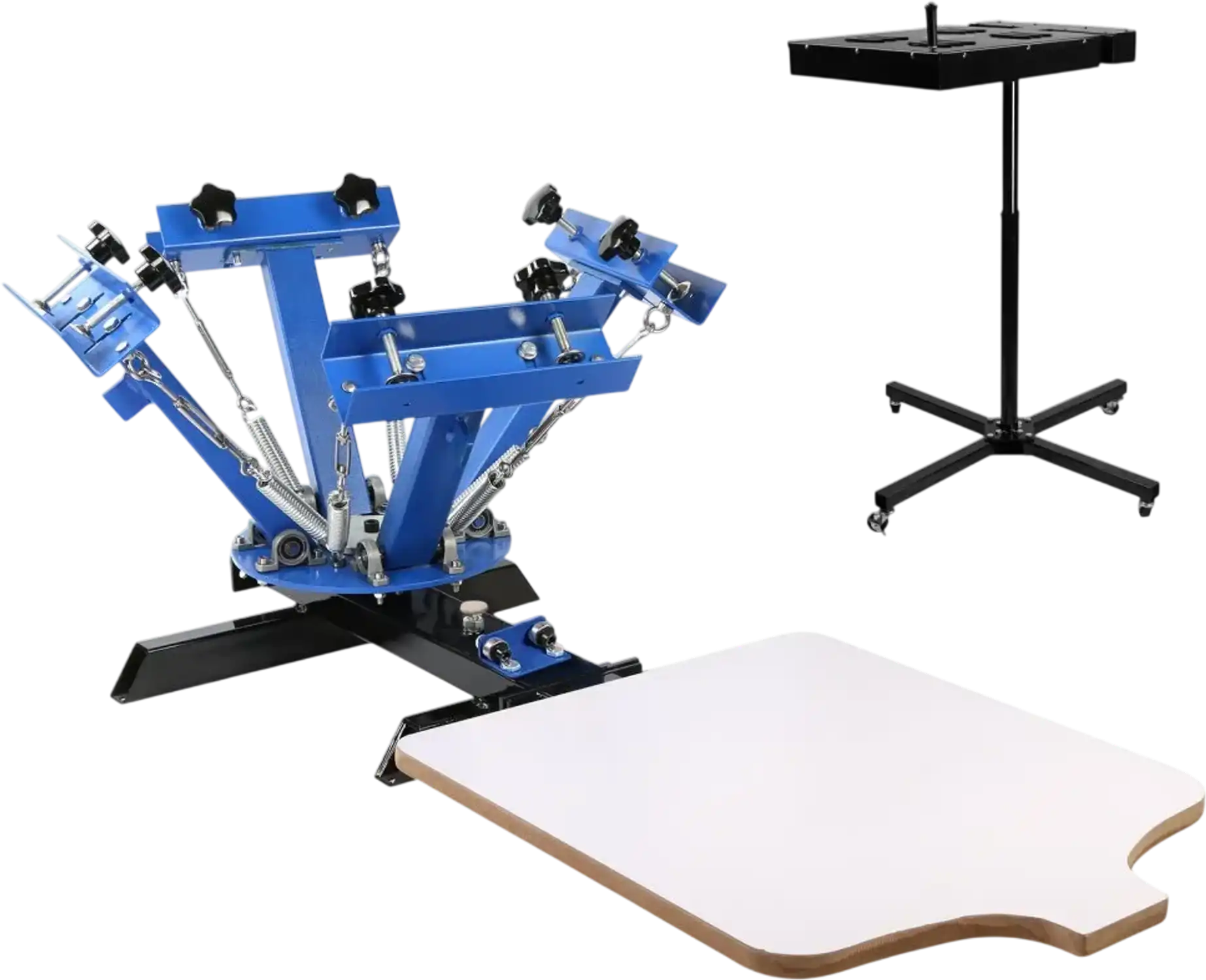 Vevor Screen Printing Machine 4 Color 1 Station Silk Screen Press with 18